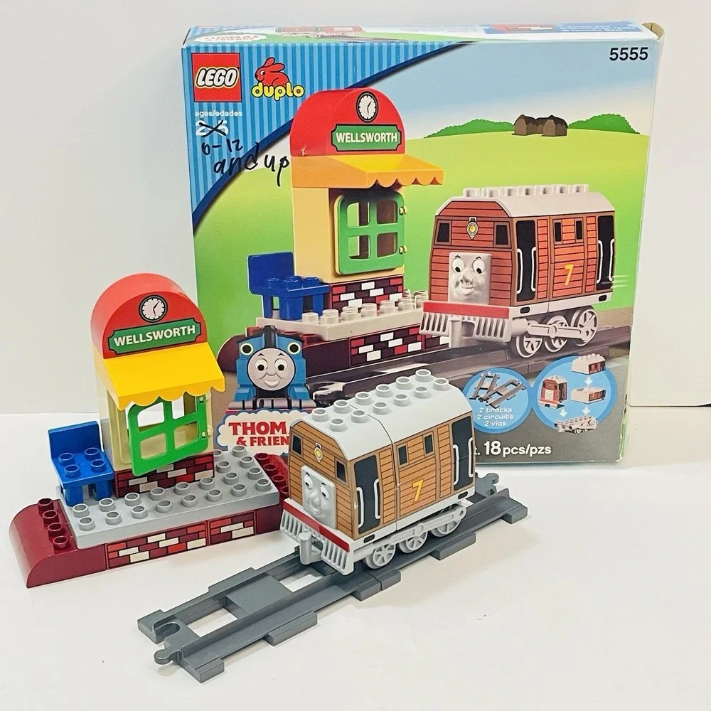 Lego Duplo 5555 Toby @Wellsworth Station Thomas Friends Train Set Track Complete